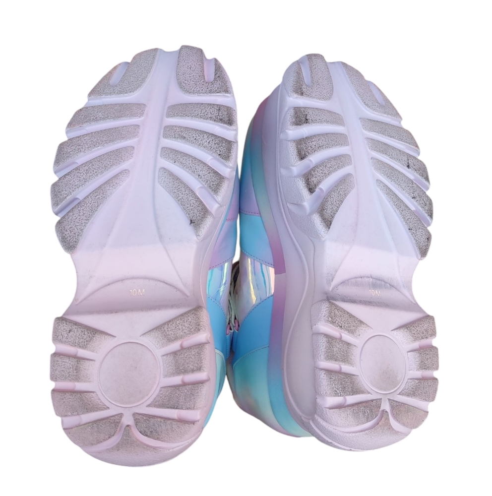 Sugar Thrillz Size 10 Platform Iridescent Shoes - Picture 9 of 16